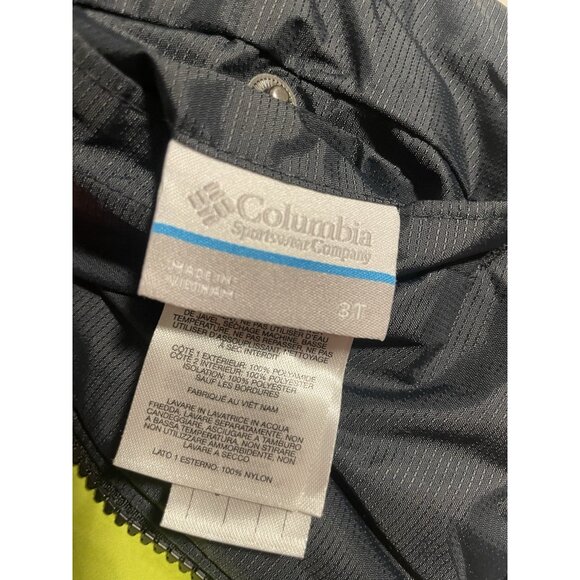 EUC COLUMBIA Kids Reversible 2pc Snowsuit Set bib overalls Lined Water Resistant - Picture 6 of 13